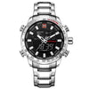 Men Quartz Analog Luxury Fashion Sport Waterproof Stainless Watches
