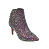 High Heels Pointed Toe Zipper Footwear Shoes For Woman