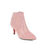 High Heels Pointed Toe Zipper Footwear Shoes For Woman