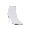 High Heels Pointed Toe Zipper Footwear Shoes For Woman