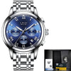 New Watches Men Luxury Brand LIGE Chronograph