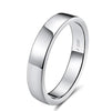 100% Real 925 Sterling Silver Simple Classic Wedding Ring
