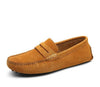 Genuine Leather Flats Loafers Moccasins Slip On Shoes