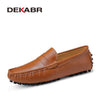 Genuine Leather Flats Loafers Moccasins Slip On Shoes