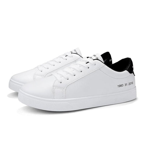 Spring White  Casual Shoes For Men With Sneakers Cool Street Shoes