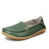 Women Casual Flats Genuine Leather & Slip On Loafers Cow Driving Shoes