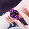 Magnetic Casual Fashion With Starry Sky Watch For Women