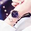 Magnetic Casual Fashion With Starry Sky Watch For Women