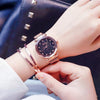 Magnetic Casual Fashion With Starry Sky Watch For Women