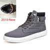 Fashion Warm Fur Winter Autumn Leather Men Footwear