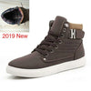 Fashion Warm Fur Winter Autumn Leather Men Footwear