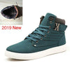 Fashion Warm Fur Winter Autumn Leather Men Footwear