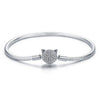 Genuine Bracelet 925 Sterling Silver Jewelry With Snake Chain Bangle & Bracelet For Women