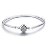 Genuine Bracelet 925 Sterling Silver Jewelry With Snake Chain Bangle & Bracelet For Women