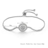 Sun Flower Transmit love With 925 Silver Colour Bracelet For Woman