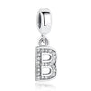 Original Crystal Alphabet A-Z Letter Pendant With 925 Sterling Silver For Women