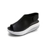 Women Casual  Platform Buckle Leisure PU  Leather Sandals