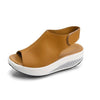 Women Casual  Platform Buckle Leisure PU  Leather Sandals