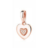 Spacer Clip Charms Rose Gold With 100% 925 Sterling Silver Pendant For Women