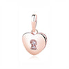 Spacer Clip Charms Rose Gold With 100% 925 Sterling Silver Pendant For Women