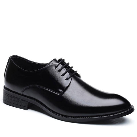 Microfiber Leather Formal Business Pointed Toe for Men Dress Shoes