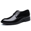 Microfiber Leather Formal Business Pointed Toe for Men Dress Shoes