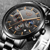 Waterproof Chronograph Sport Analog Quartz Watches