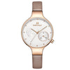 Latest Luxury Pure Leather Band Watch For Women With New Look