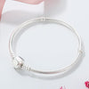 Snake Bone Design Original 925 Solid Silver Charm Bracelets for Women