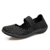 Summer Flats Loafers Women Woven Running Shoes