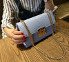 PU Leather Crocodile Pattern Designer Flap Clutch Bag for Women