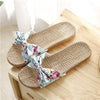 Women Summer Floral Beach Slippers Flip Flops