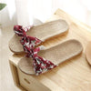 Women Summer Floral Beach Slippers Flip Flops