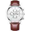 Led Digital Analog Quartz Watches Waterproof Stainless Steel Band