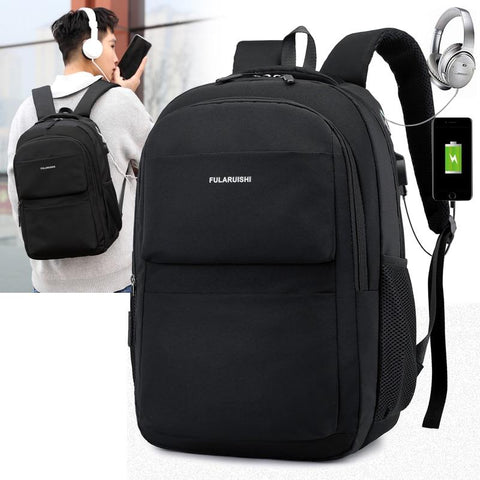 School Bag Waterproof Nylon Computer Business men backpack polyester