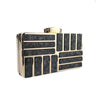 Luxury Acrylic Design Wedding Party Wallet Clutch for  Women