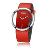Genuine Leather Strap Sport Wrist Watch For Women