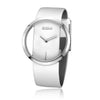 Genuine Leather Strap Sport Wrist Watch For Women