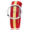 Genuine Leather Strap Sport Wrist Watch For Women