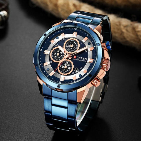 Top Brand Luxury Chronograph Clock