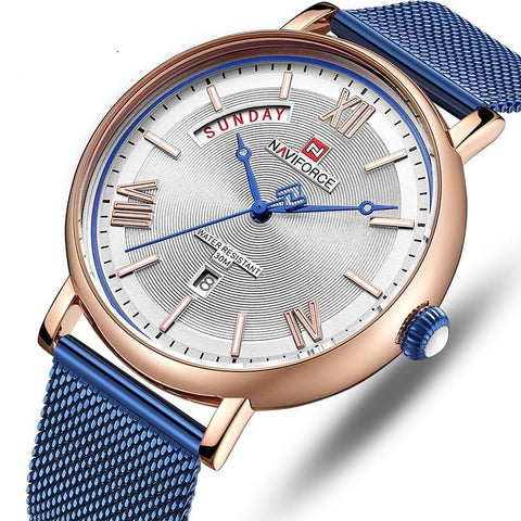 Men's Business Casual Chronograph Quartz Waterproof Wristwatch