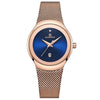 Stainless Steel Waterproof Wristwatch For Women With Matching Fashion Dress Quartz