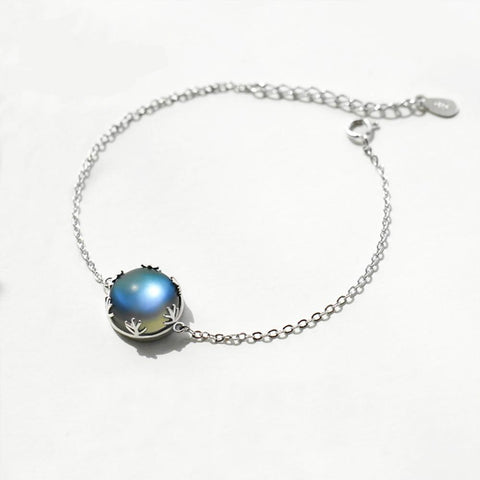 Female Simple Elegant 925 Silver Gradient Crystal Magical Bracelet For Women