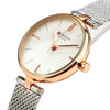 Mesh Stainless Steel Band Wrist Watch For Women