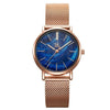 Ultra-thin Stainless Steel Strap Quartz Watch For Women