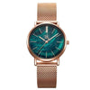 Ultra-thin Stainless Steel Strap Quartz Watch For Women