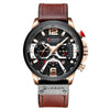 Men Analog Leather Sports Watches