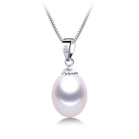 Genuine Freshwater Pearl Pendants With 925 Sterling Silver For Women