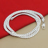 Snake Chain Necklaces With 925 Sterling Silver Necklace For Women And Men