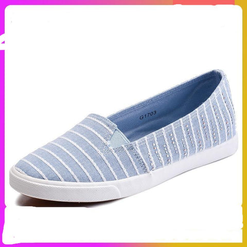 Canvas Fashion Slip-on Women Footwear